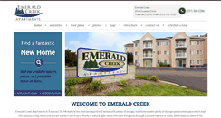 Desktop Screenshot of emeraldcreekapts.com